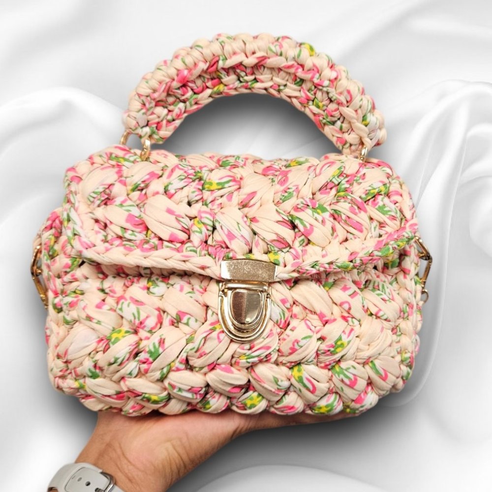 Luxury Marshmallow Crochet Bag